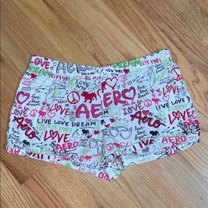 NEW AERO PAJAMA SHORTS SIZE SMALL